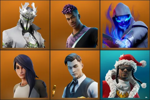 Rogue Spider Knight, Fade, Fusion, Gear Specialist Maya, Midas, Santa Dogg