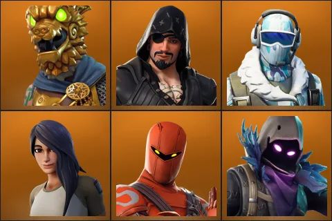 Battle Hound, Blackheart, Frostbite, Gear Specialist Maya, Hybrid, Raven