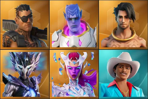 Joey, Kymera, Raz, Spire Assassin, The Cube Queen, Die With A Smile Bruno