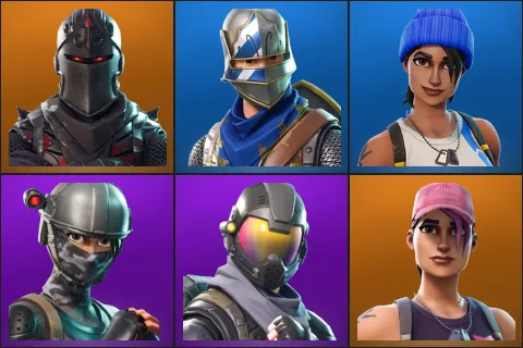 Black Knight, Blue Squire, Blue Team Leader, Elite Agent, Rogue Agent, Rose Team Leader