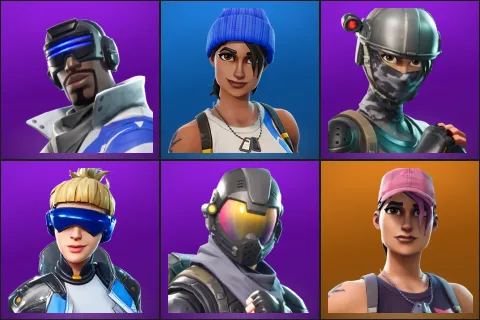 Blue Striker, Blue Team Leader, Elite Agent, Neo Versa, Rogue Agent, Rose Team Leader