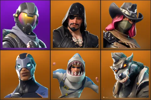 Rogue Agent, Blackheart, Calamity, Carbide, Chomp Sr., Dire