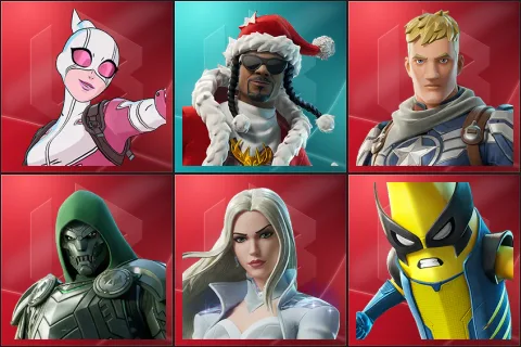 Gwenpool, Santa Dogg, Captain Jones, Doom, Emma Frost, Peelverine