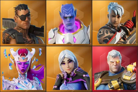 Joey, Kymera, Ronin, The Cube Queen, Torin, Cable