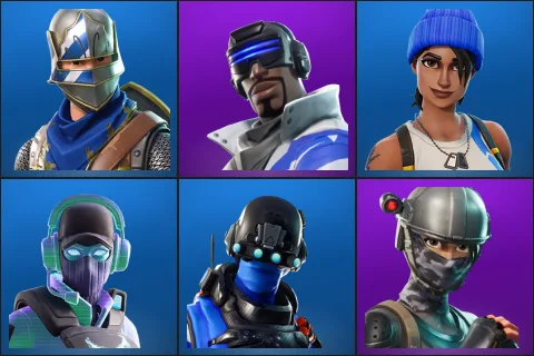 Blue Squire, Blue Striker, Blue Team Leader, Breakpoint, Carbon Commando, Elite Agent