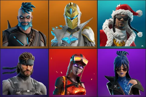 Omegarok, Spectra Knight, Santa Dogg, Solid Snake, Blaze, Hope