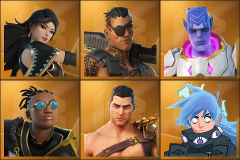 Era, Joey, Kymera, Malik, Menace, Nezumi