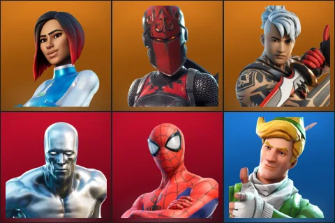 Firebrand, Red Knight, Ronin, Silver Surfer, Spider-Man, Codename E.L.F.
