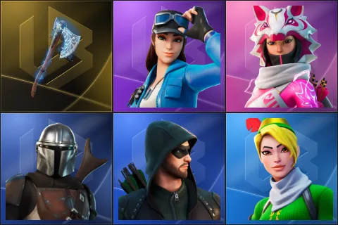Leviathan Axe, Cloud Striker, Vi, Mandalorian, Green Arrow, Snowbell
