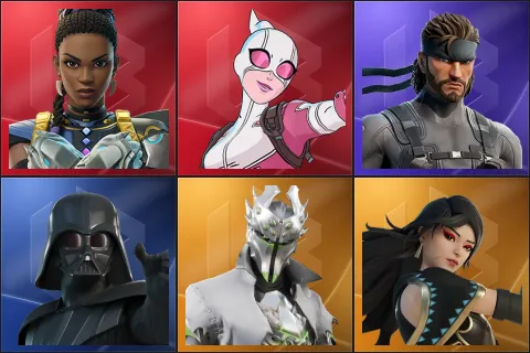 Shuri, Gwenpool, Solid Snake, Darth Vader, Rogue Spider Knight, Era