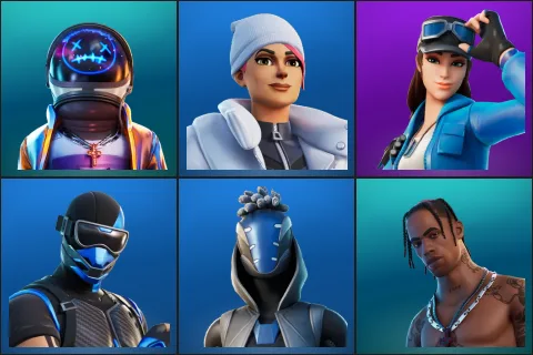 Astro Jack, Blizzard Bomber, Cloud Striker, Fixer, Sultura, Travis Scott