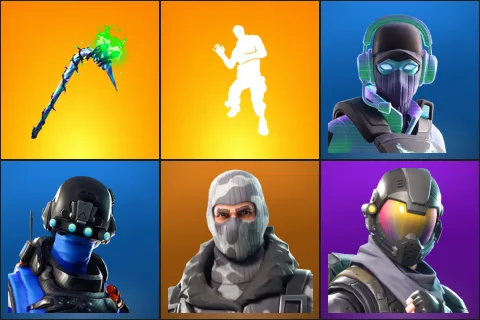 Merry Mint Axe, Laugh It Up, Breakpoint, Carbon Commando, Havoc, Rogue Agent