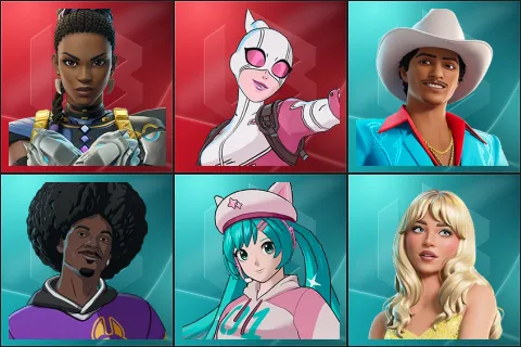 Shuri, Gwenpool, Die With A Smile Bruno, LBC '93 Dogg, Neko Hatsune Miku, Sabrina Carpenter