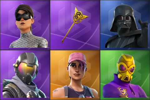Unchained Ramirez, The Axe of Champions, Darth Vader, Rogue Agent, Rose Team Leader, Victor Elite