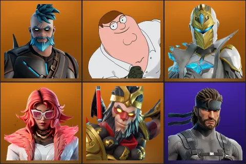Omegarok, Peter Griffin, Spectra Knight, Valeria, Wukong, Solid Snake