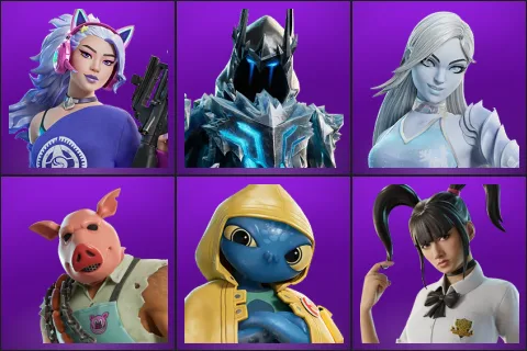 Dasha, Exalted Ice King, Lady Windfrost, Pig the Butcher, Squibbly, Yuki Yubari