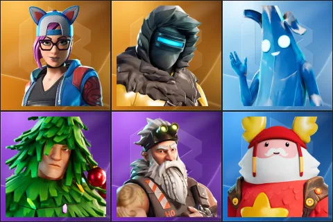 Lynx, Zenith, Polar Peely, Lt. Evergreen, Sgt. Winter, Guff Gringle