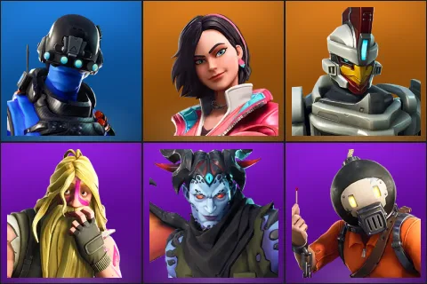 Carbon Commando, Rox, Sentinel, Bunker Jonesy, Malcore, Splode