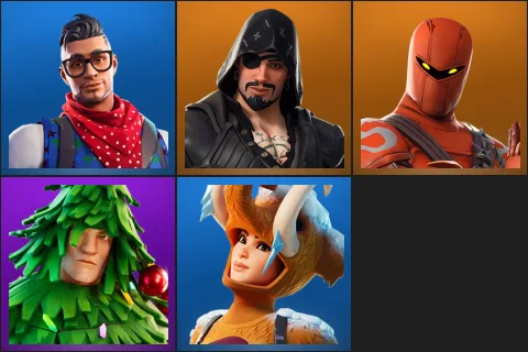 Prodigy, Blackheart, Hybrid, Lt. Evergreen, Wooly Warrior