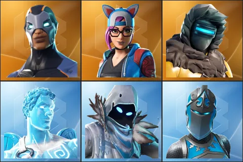 Carbide, Lynx, Zenith, Frozen Love Ranger, Frozen Raven, Frozen Red Knight
