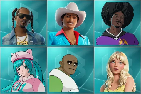 Snoop Dogg, Die With A Smile Bruno, LBC '93 Dogg, Neko Hatsune Miku, Russel, Sabrina Carpenter