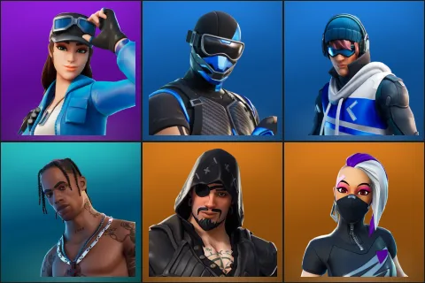 Cloud Striker, Fixer, Point Patroller, Travis Scott, Blackheart, Catalyst