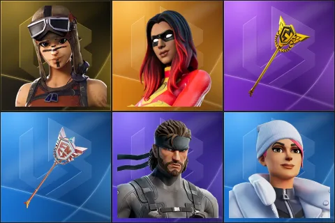 Renegade Raider, Joltara, The Axe of Champions, The Axe of Champions 2.0, Solid Snake, Blizzard Bomber