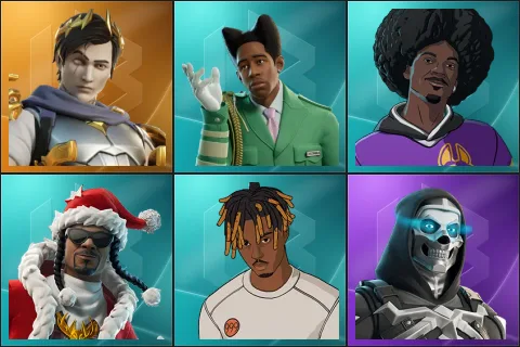 Ascendant Midas, CHROMAKOPIAN, LBC '93 Dogg, Santa Dogg, Slayer Juice WRLD, Skull Commander