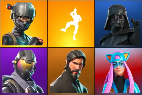Elite Agent, Take The L, Darth Vader, Rogue Agent, The Reaper, Alli