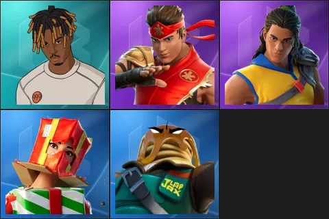 Slayer Juice WRLD, FIRE Master Kai, Trailblazer Tai, Holiday Boxy, Major Mancake