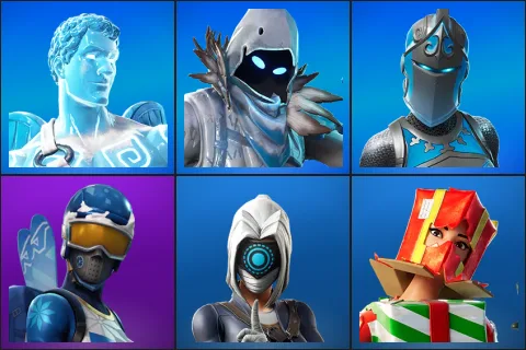 Frozen Love Ranger, Frozen Raven, Frozen Red Knight, Mogul Master, Focus, Holiday Boxy