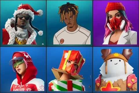 Santa Dogg, Slayer Juice WRLD, Yulejacket, Arctic Adeline, Holiday Boxy, Sled Ready Guff