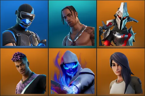 Fixer, Travis Scott, Eternal Knight, Fade, Fusion, Gear Specialist Maya