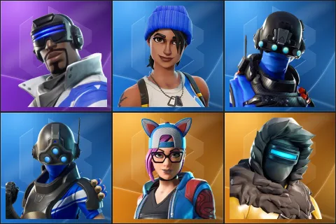 Blue Striker, Blue Team Leader, Carbon Commando, Trilogy, Lynx, Zenith