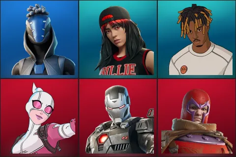 Sultura, Red Roots Billie, Slayer Juice WRLD, Gwenpool, War Machine, Wastelander Magneto