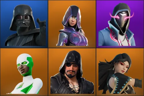 Darth Vader, Glow, Xander, Backlash, Blackheart, Era