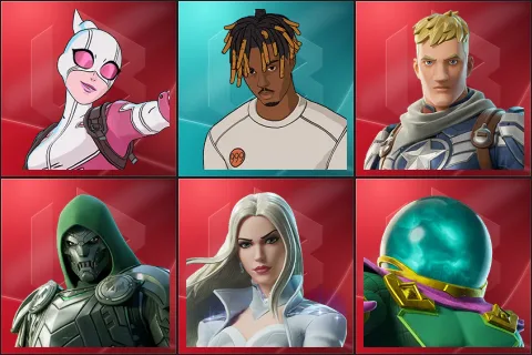 Gwenpool, Slayer Juice WRLD, Captain Jones, Doom, Emma Frost, Mysterio