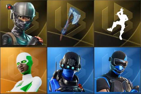 Elite Agent, Leviathan Axe, Take The L, Backlash, Carbon Commando, Fixer