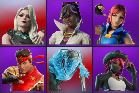 Carletta, Danica, Explorer Emilie, FIRE Master Kai, Gale, Omen Hunter Calamity