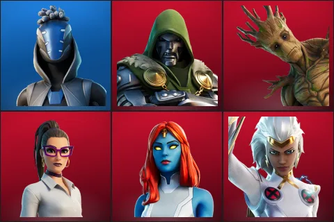 Sultura, Doctor Doom, Groot, Jennifer Walters, Mystique, Storm