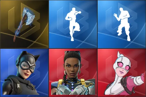 Leviathan Axe, Scenario, Laugh It Up, Catwoman Zero, Shuri, Gwenpool