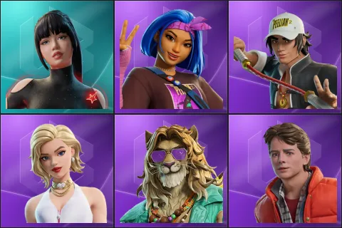 LISA, Carina, Carter Wu, Cat Holloway, Kingston, Marty McFly