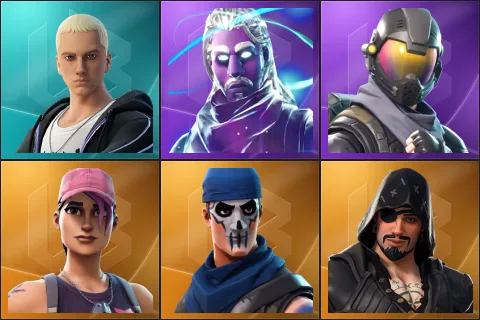 Slim Shady, Galaxy, Rogue Agent, Rose Team Leader, Warpaint, Blackheart