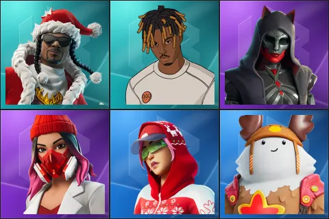 Santa Dogg, Slayer Juice WRLD, Felina, Yulejacket, Arctic Adeline, Sled Ready Guff