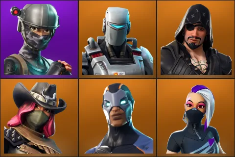 Elite Agent, A.I.M., Blackheart, Calamity, Carbide, Catalyst