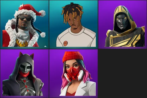 Santa Dogg, Slayer Juice WRLD, Blitz Knight, Felina, Yulejacket