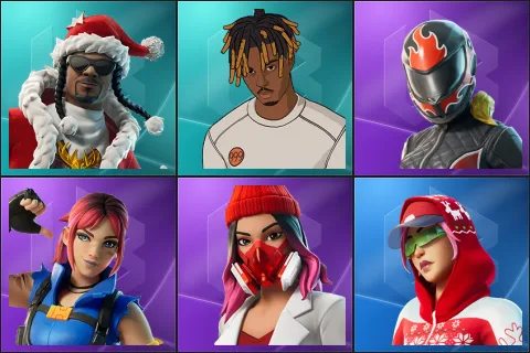 Santa Dogg, Slayer Juice WRLD, Burnoff, Explorer Emilie, Yulejacket, Arctic Adeline