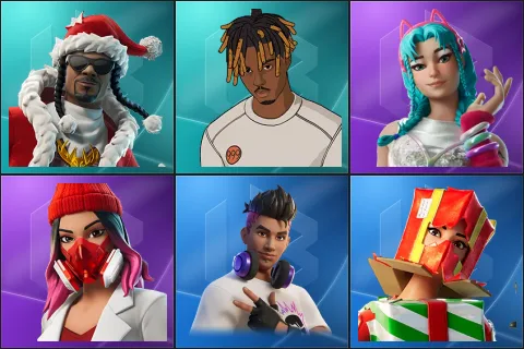 Santa Dogg, Slayer Juice WRLD, Katalina, Yulejacket, Chord Kahele, Holiday Boxy
