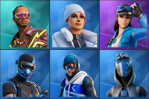 Lewis Hamilton, Blizzard Bomber, Cloud Striker, Fixer, Point Patroller, Sultura