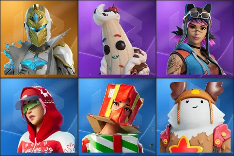 Spectra Knight, Lil Split, Renegade Lynx, Arctic Adeline, Holiday Boxy, Sled Ready Guff